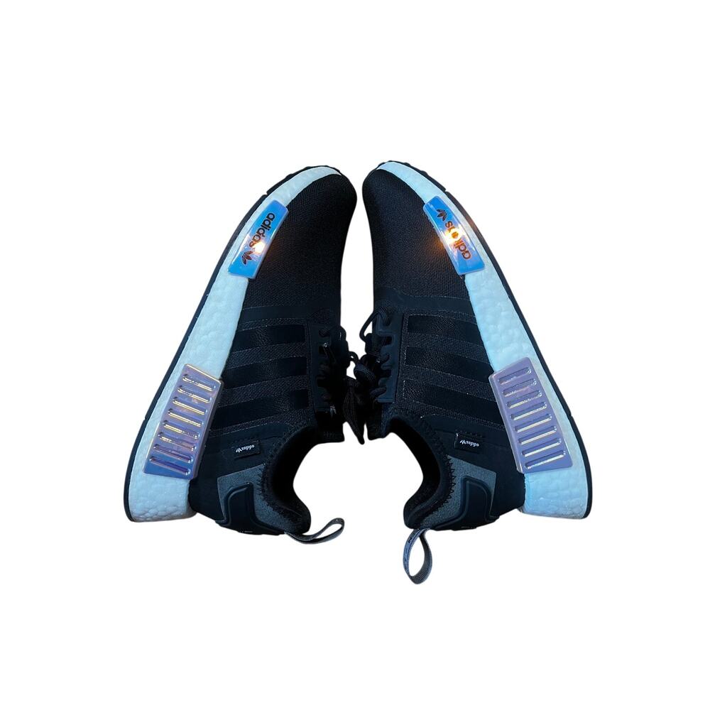 Adidas NMD_R1 Parley Iridescent Black Sneakers |W Sz 7.5 (Fits like 8.5) - Picture 2 of 11